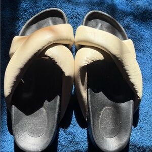 Bali Tailor cream Slide Sandals
